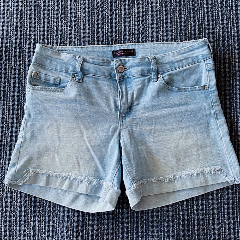 Celebrity Pink Jean Shorts
